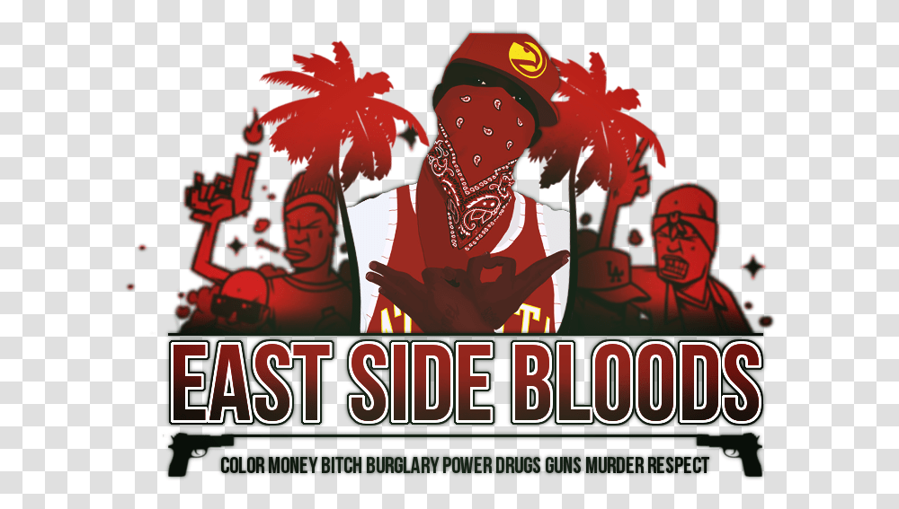 East Side Bloods Logo, Poster, Alphabet Transparent Png