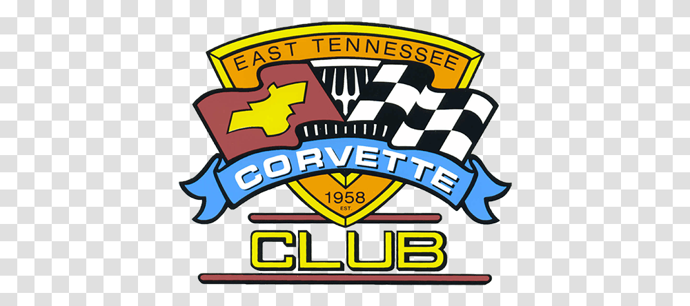 East Tennessee Corvette Club Corvette Clubs Logos, Symbol, Trademark, Text, Crowd Transparent Png
