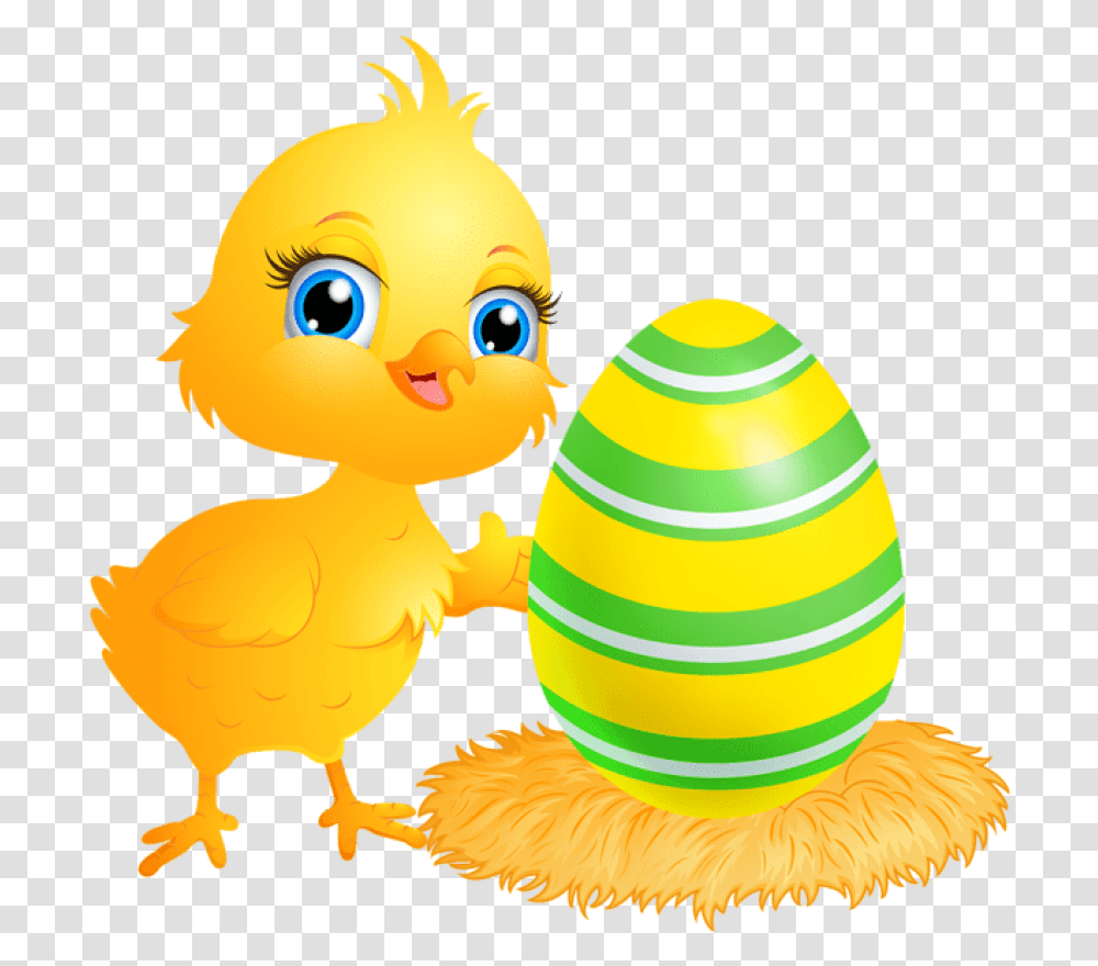Easter Background Easter Chicken, Food, Egg, Easter Egg Transparent Png