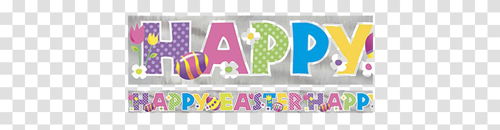 Easter Banner Background Party Supply, Pac Man, Text, Graphics, Super Mario Transparent Png