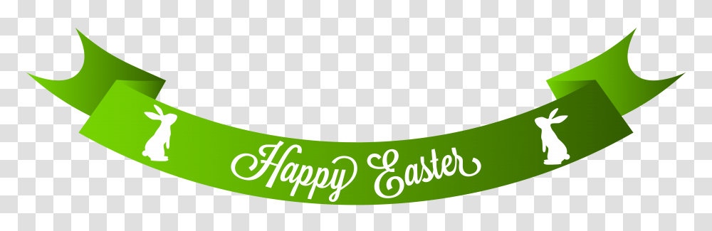 Easter Banner Cliparts, Label, Green, Plant Transparent Png