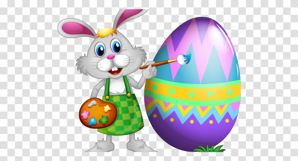 Easter Basket Bunny Images Easter Bunny Painting Eggs, Food, Toy, Easter Egg Transparent Png