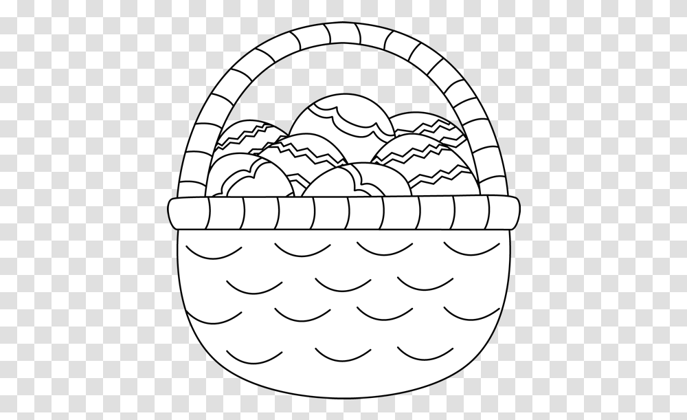 Easter Basket Clipart Black And White Cute Earth Day Clipart, Food, Bowl, Stencil, Cream Transparent Png
