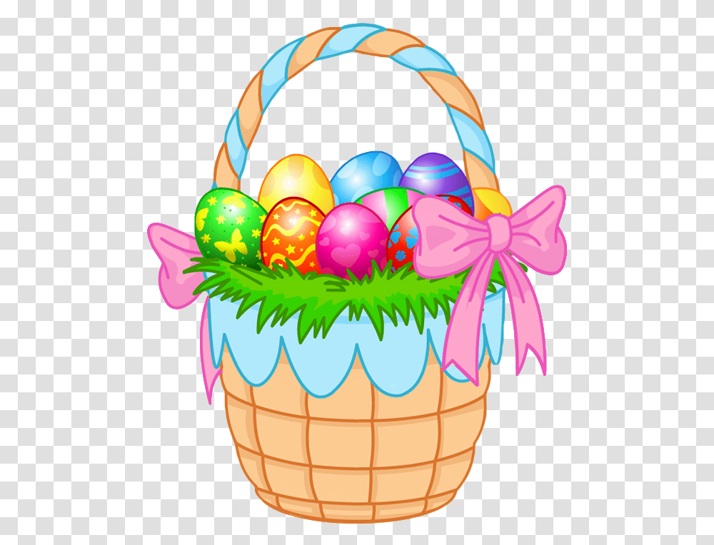 Easter Basket Clipart Picture Background Easter Basket Clipart, Food, Easter Egg, Balloon, Soccer Ball Transparent Png
