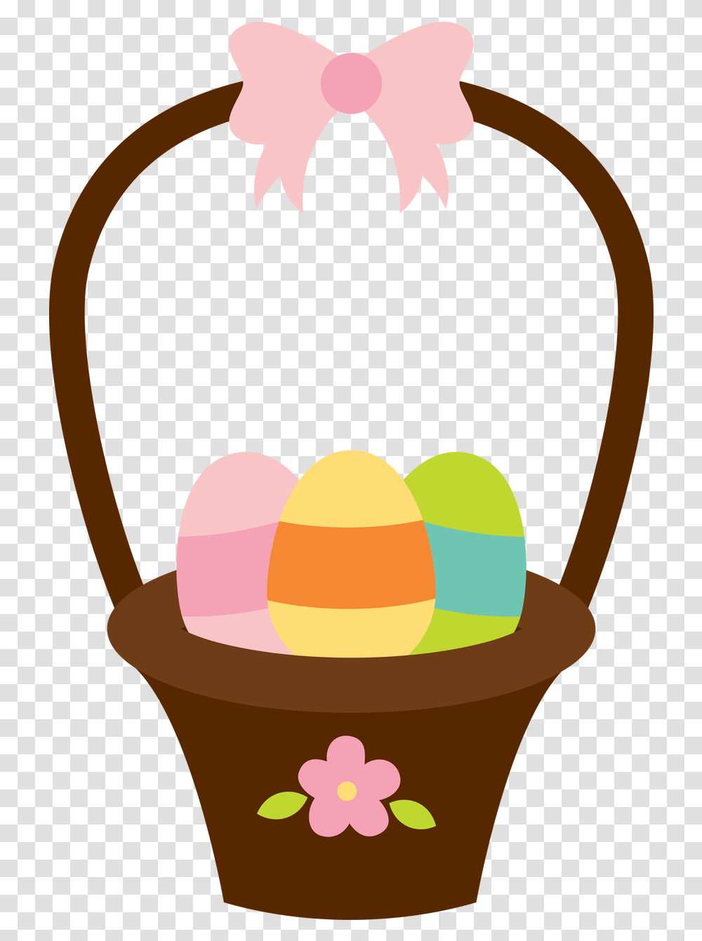 Easter Basket Svg Cut File Easter Basket Svg, Bucket, Egg Transparent Png