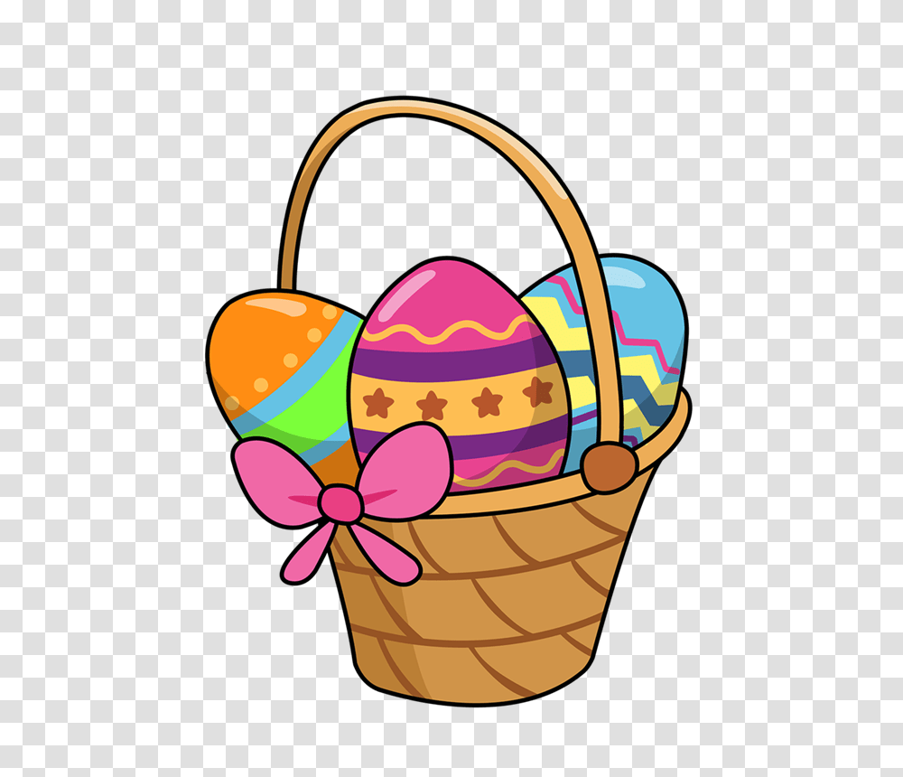Easter Baskets Clip Art Image, Food, Egg, Easter Egg Transparent Png