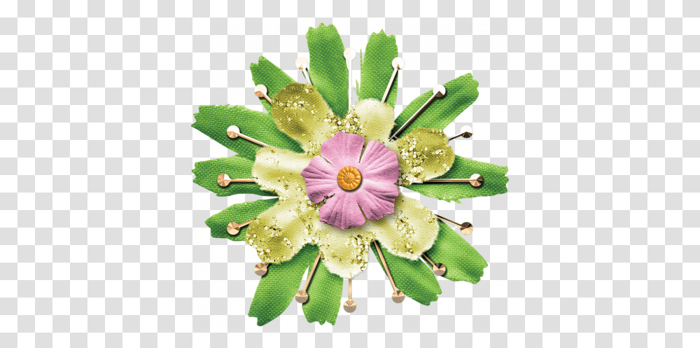 Easter Blooms Green And Yellow Flower Graphic By Deborah Artificial Flower, Accessories, Accessory, Jewelry, Plant Transparent Png