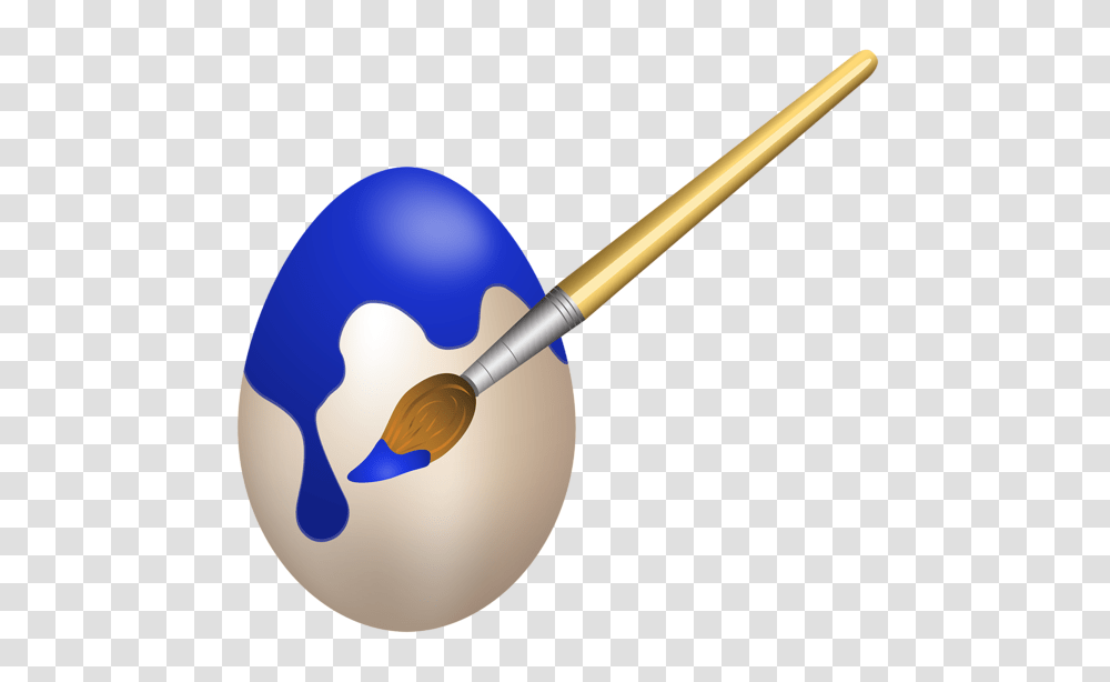 Easter Blue Coloring Egg Clip Art Image Easter, Paint Container, Brush, Tool, Baseball Bat Transparent Png