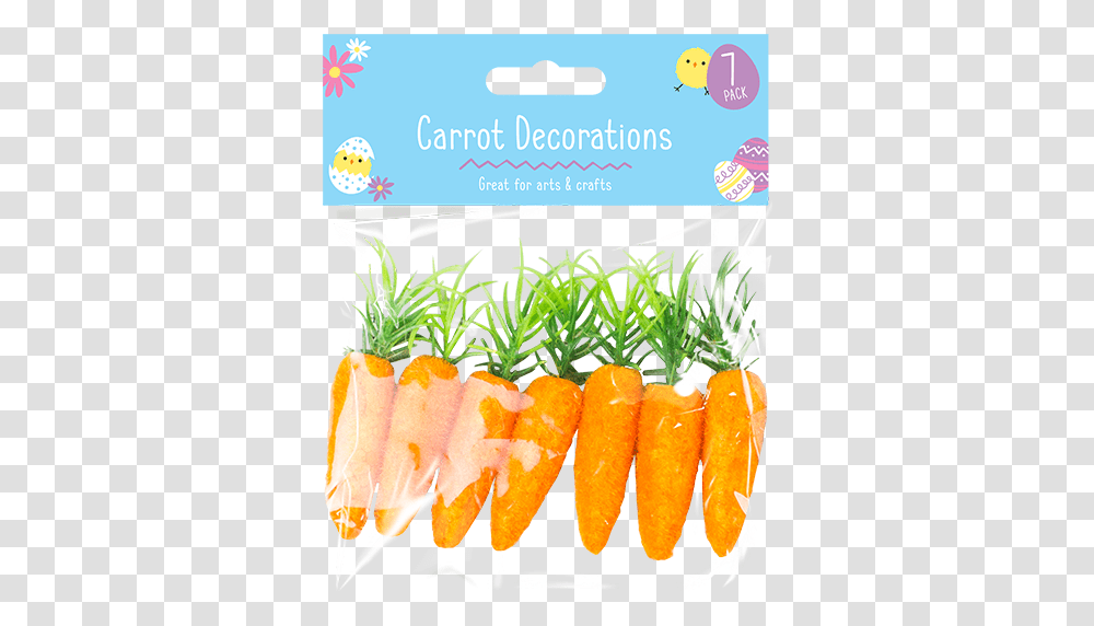 Easter Bonnet Carrot Decorations Easter Foam Carrot, Plant, Vegetable, Food, Root Transparent Png