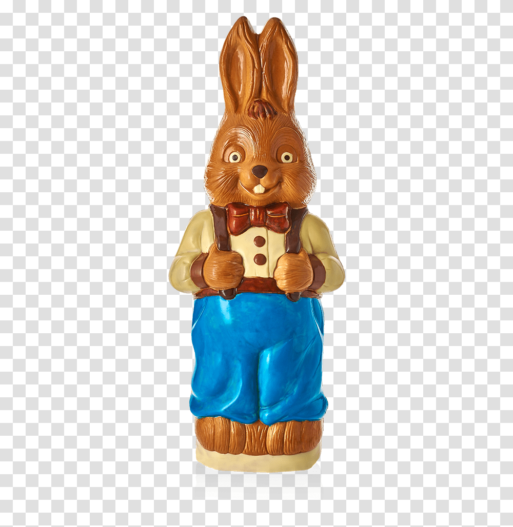 Easter Bunny Boy Chocolate, Figurine, Mascot, Emblem Transparent Png