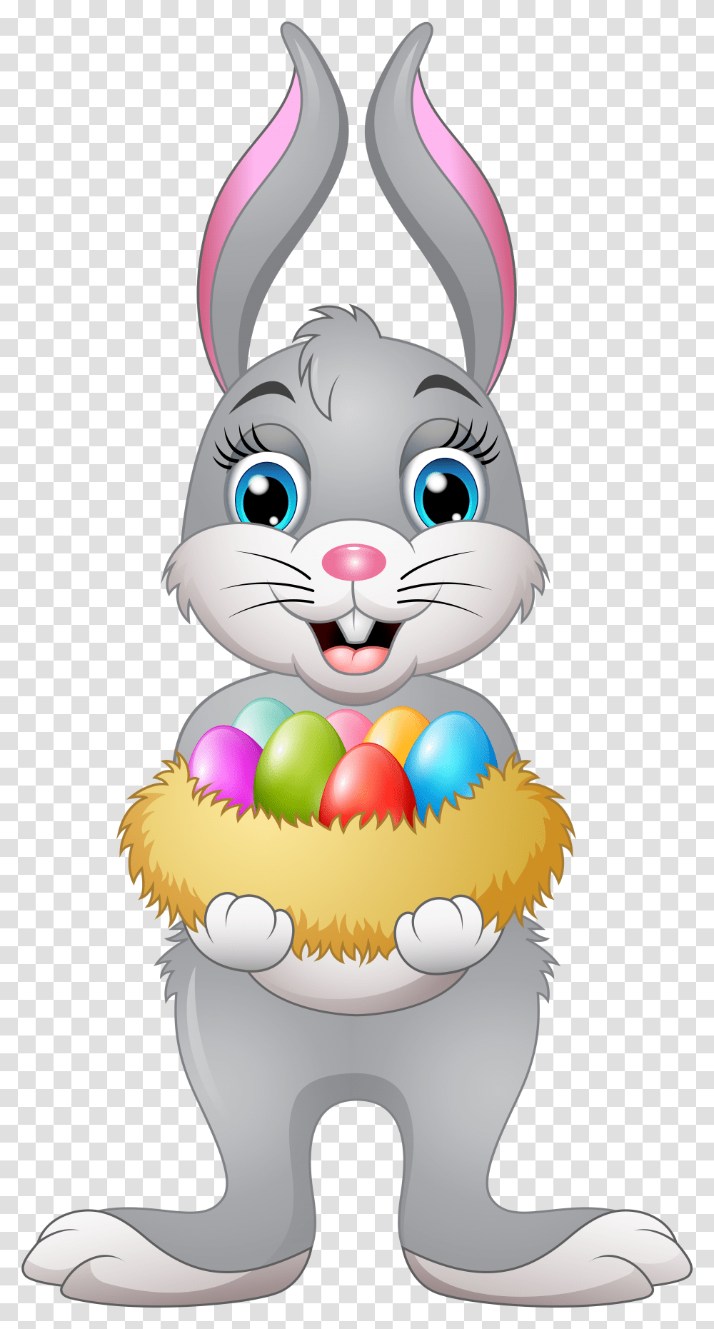 Easter Bunny Cartoon, Food, Animal, Egg, Mammal Transparent Png