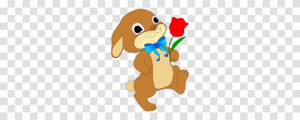 Easter Bunny Chocolate Bunny Easter Egg, Plush, Toy, Plant, Flower Transparent Png