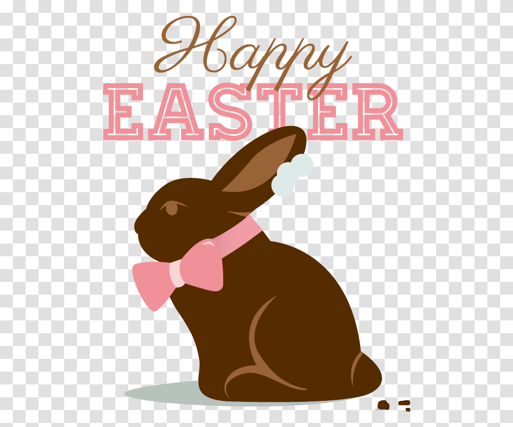 Easter Bunny Chocolate Egg Chocolate Bunny, Poster, Advertisement, Pet, Animal Transparent Png