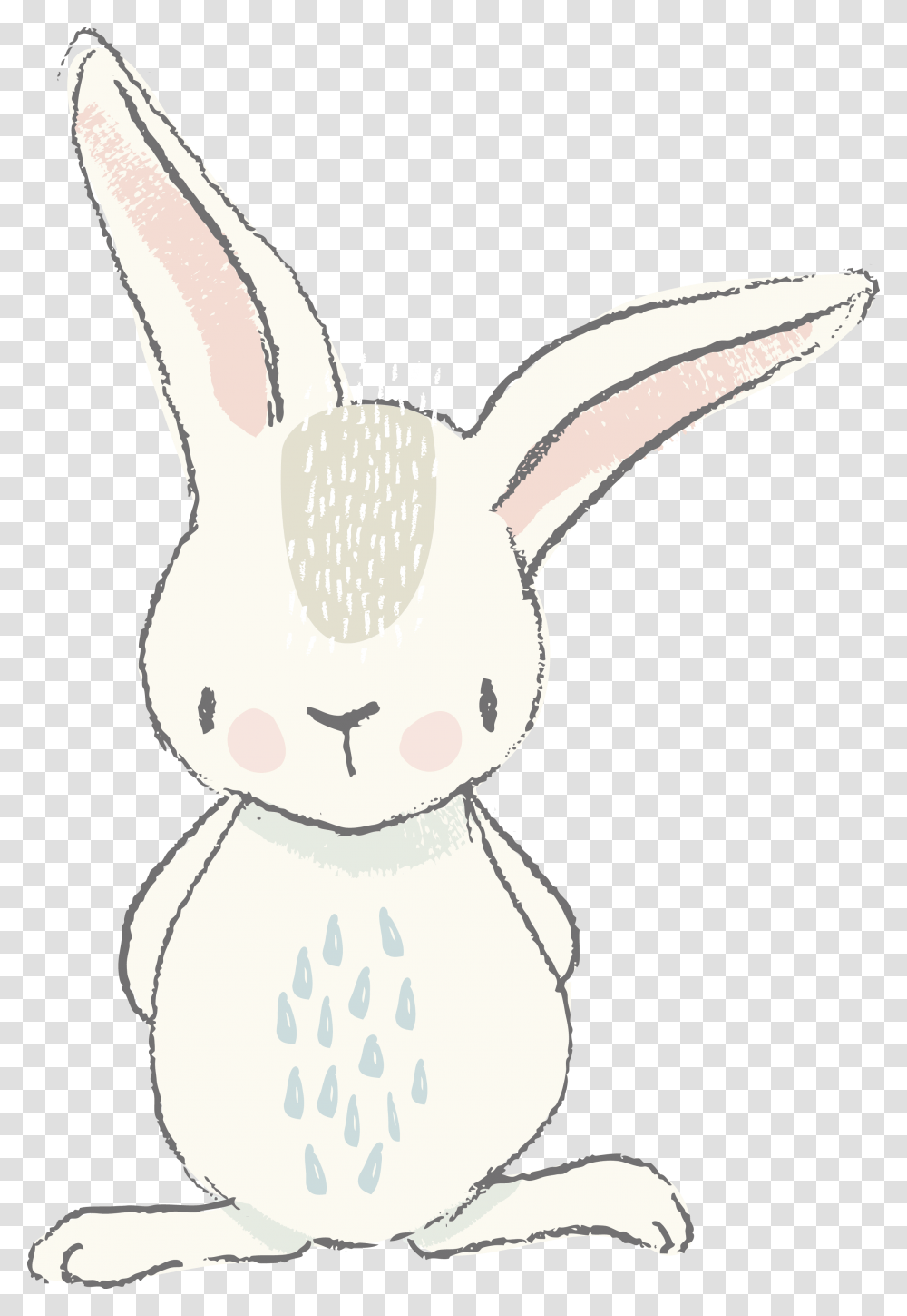 Easter Bunny Clipart Free Watercolor Bunny Clipart, Mammal, Animal, Rabbit, Rodent Transparent Png