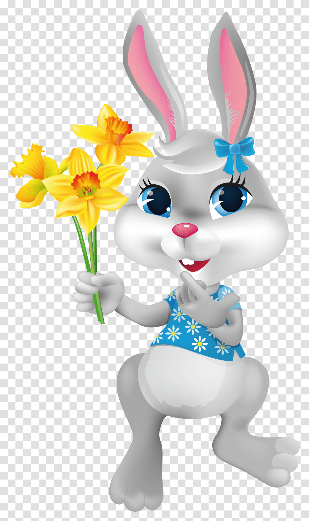Easter Bunny Coelhinha, Plant, Flower Transparent Png