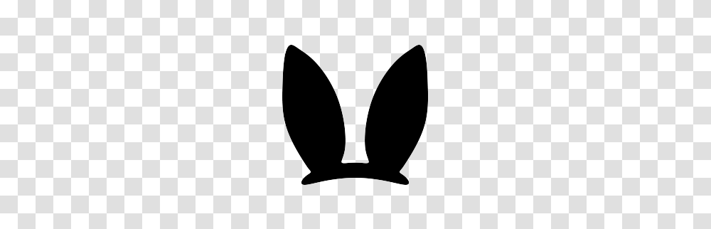 Easter Bunny Ears Silhouette Cricut Easter Easter, Label, Architecture, Tabletop Transparent Png