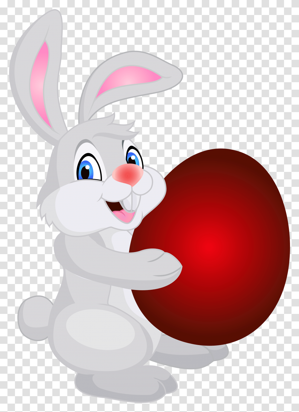 Easter Bunny Easter Bunny With Eggs, Ball, Snowman, Winter, Outdoors Transparent Png
