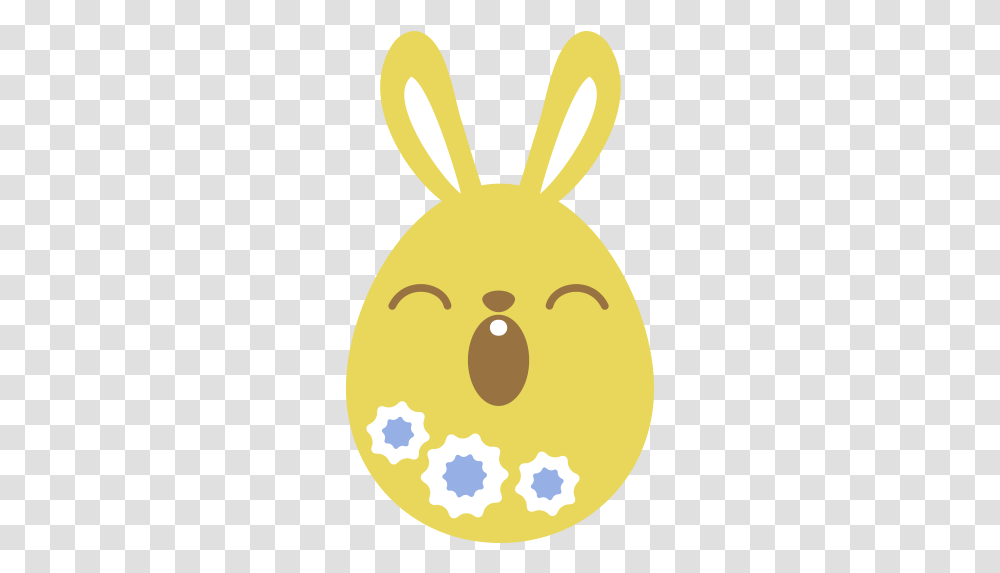 Easter Bunny Egg Emoji Material Cartoon, Food, Bag Transparent Png