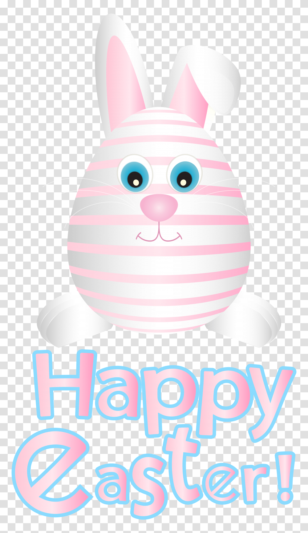 Easter Bunny Egg Pink Clip Gallery, Label, Security Transparent Png
