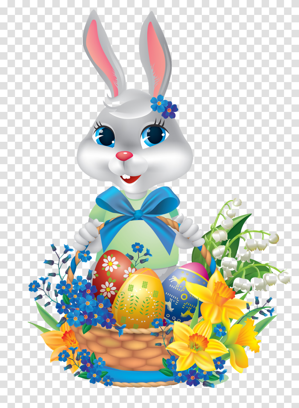 Easter Bunny, Food, Egg, Easter Egg, Birthday Cake Transparent Png
