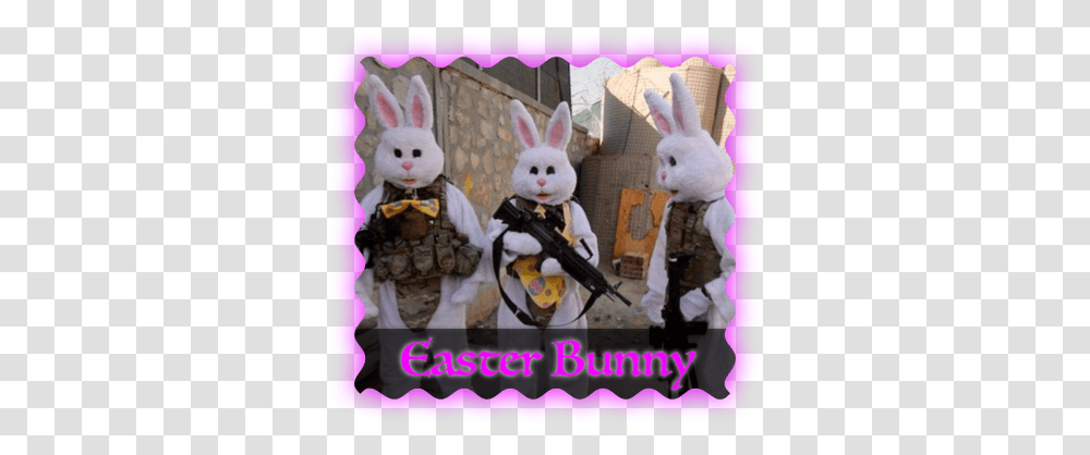 Easter Bunny Happy Easter Guns, Toy, Plush, Sweets, Food Transparent Png