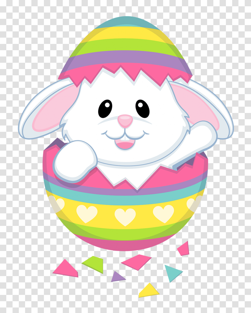 Easter Bunny Image Clipart Easter Bunny, Clothing, Graphics, Hat, Party Hat Transparent Png