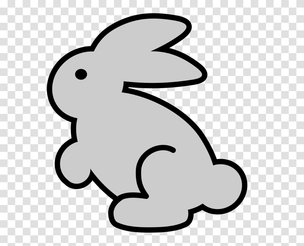 Easter Bunny Rabbit Download Black And White, Rodent, Mammal, Animal, Snowman Transparent Png