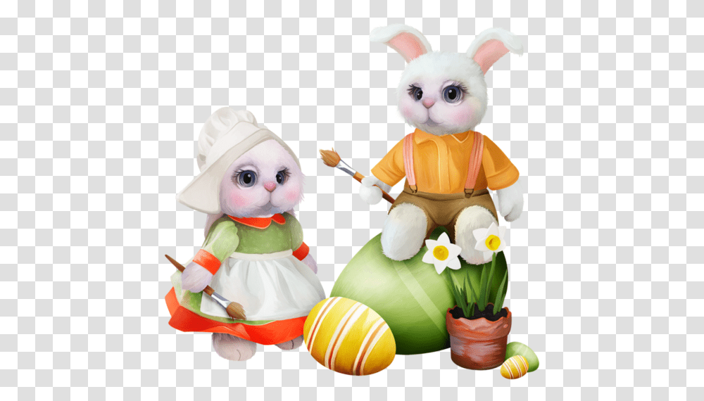 Easter Bunny Rabbit Little White Rabbit Cartoon, Sweets, Food, Confectionery, Toy Transparent Png