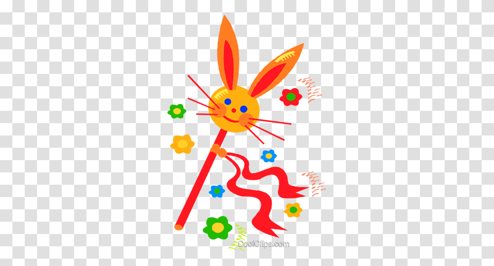 Easter Bunny Royalty Free Vector Clip Art Illustration, Poster, Advertisement, Outdoors Transparent Png