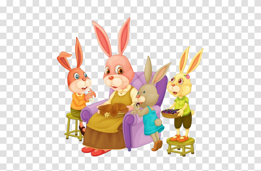 Easter Bunny The Tale Of Peter Rabbit Family Clip Art, Chair, Furniture, Mammal, Animal Transparent Png