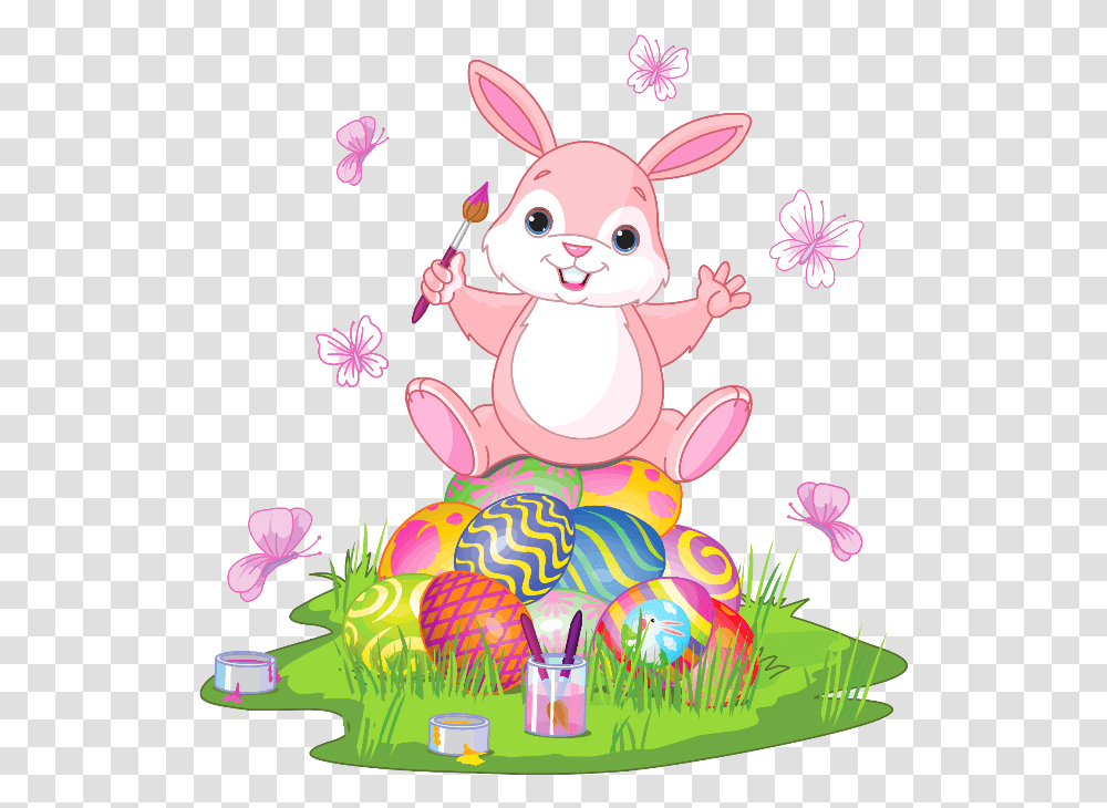 Easter Bunny Vector Easter Bunny Painting Eggs, Animal, Mammal Transparent Png