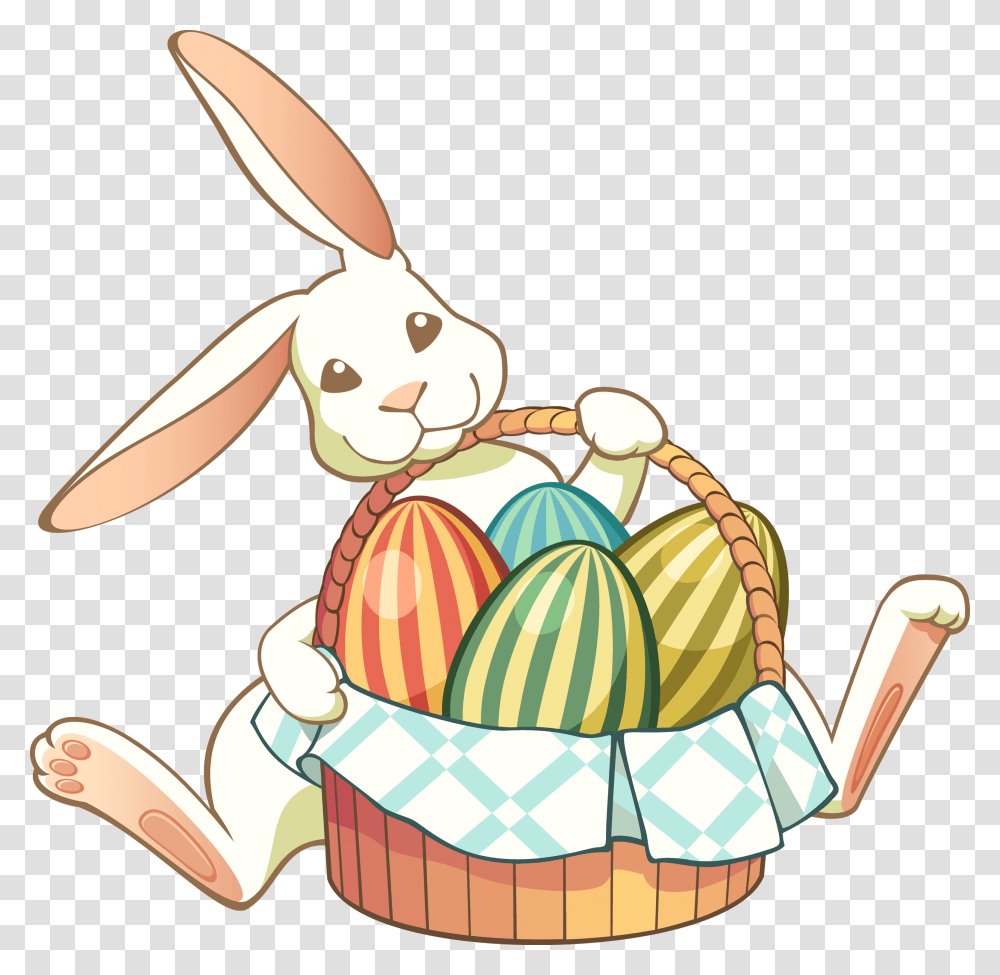 Easter Bunny Whit Egg Clip Art Best Web Clipart Regarding, Sweets, Food, Confectionery, Toy Transparent Png