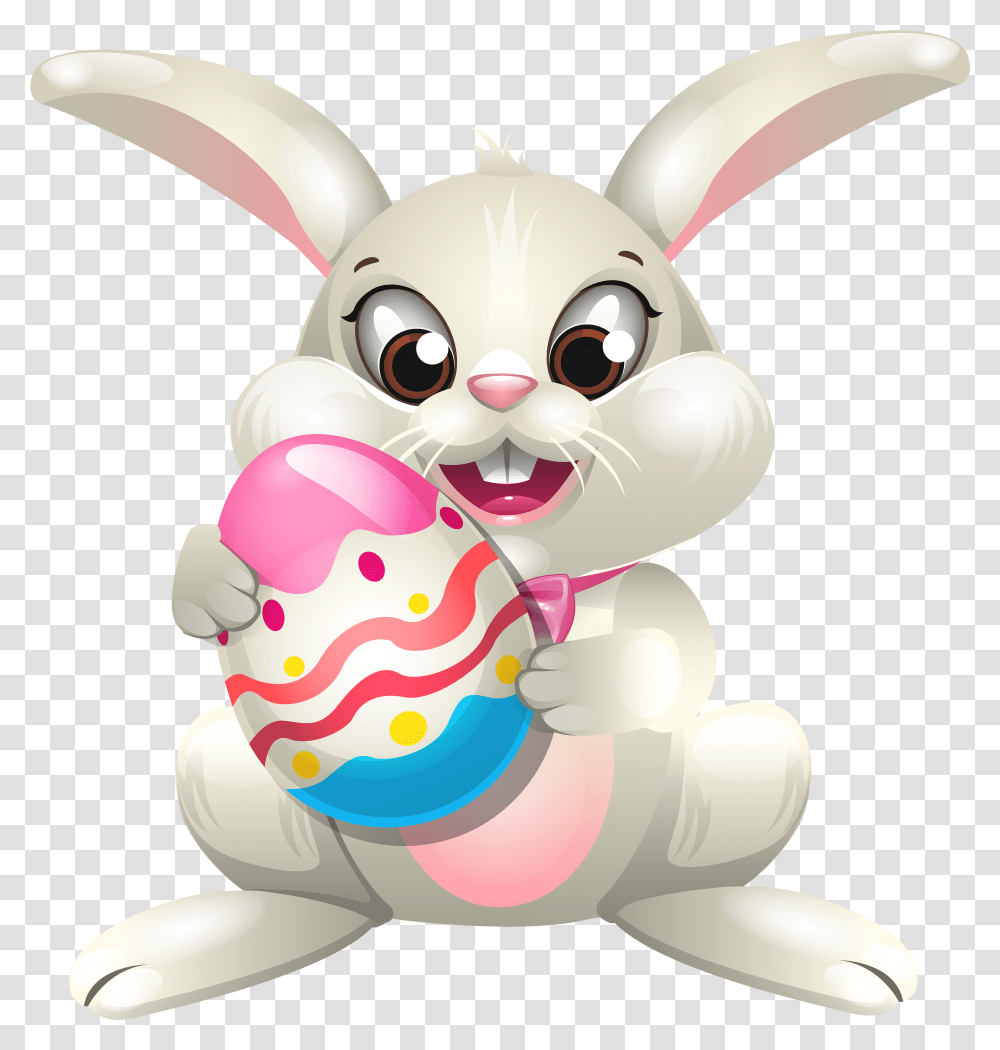 Easter Bunny Whit Egg Clip Art Easter Bunny Cartoon, Sweets, Food, Toy Transparent Png