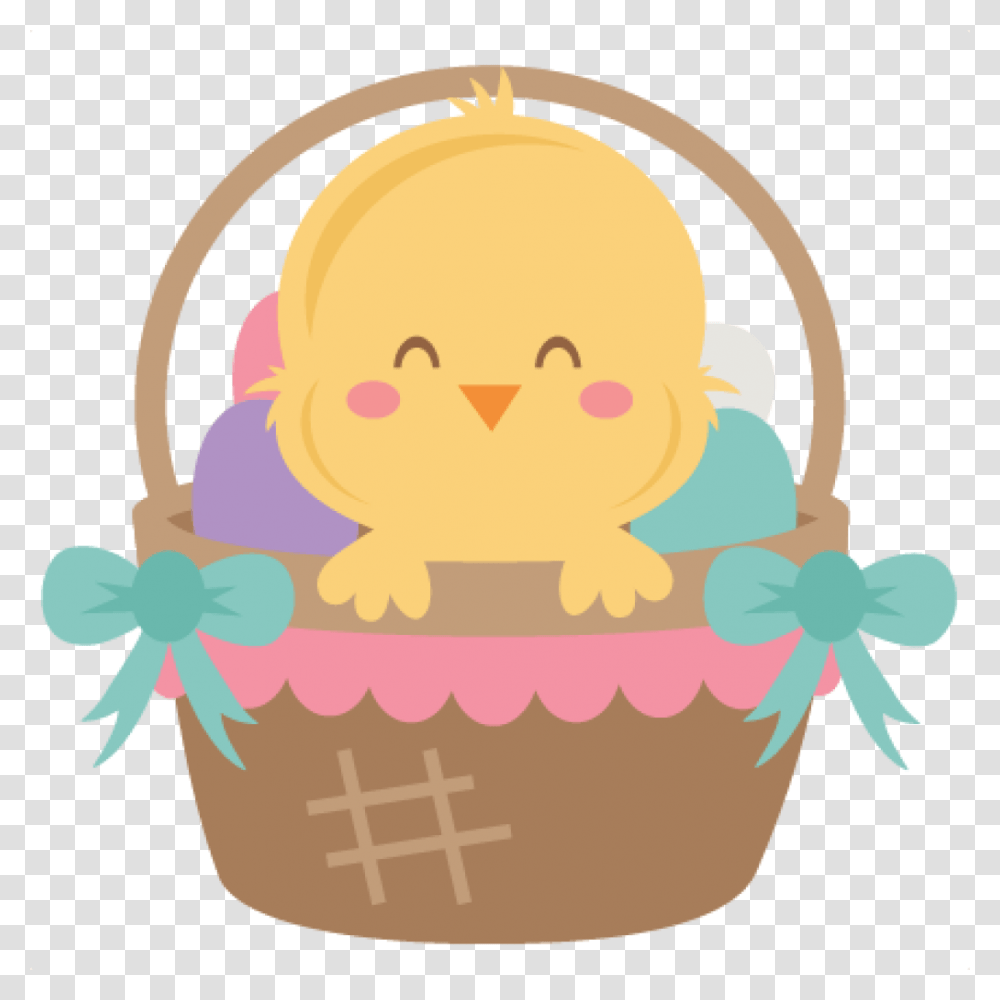 Easter Chick Clipart Fun Easter Clipart At Getdrawings Easter Chick Clip Art, Basket, Sweets, Food, Confectionery Transparent Png