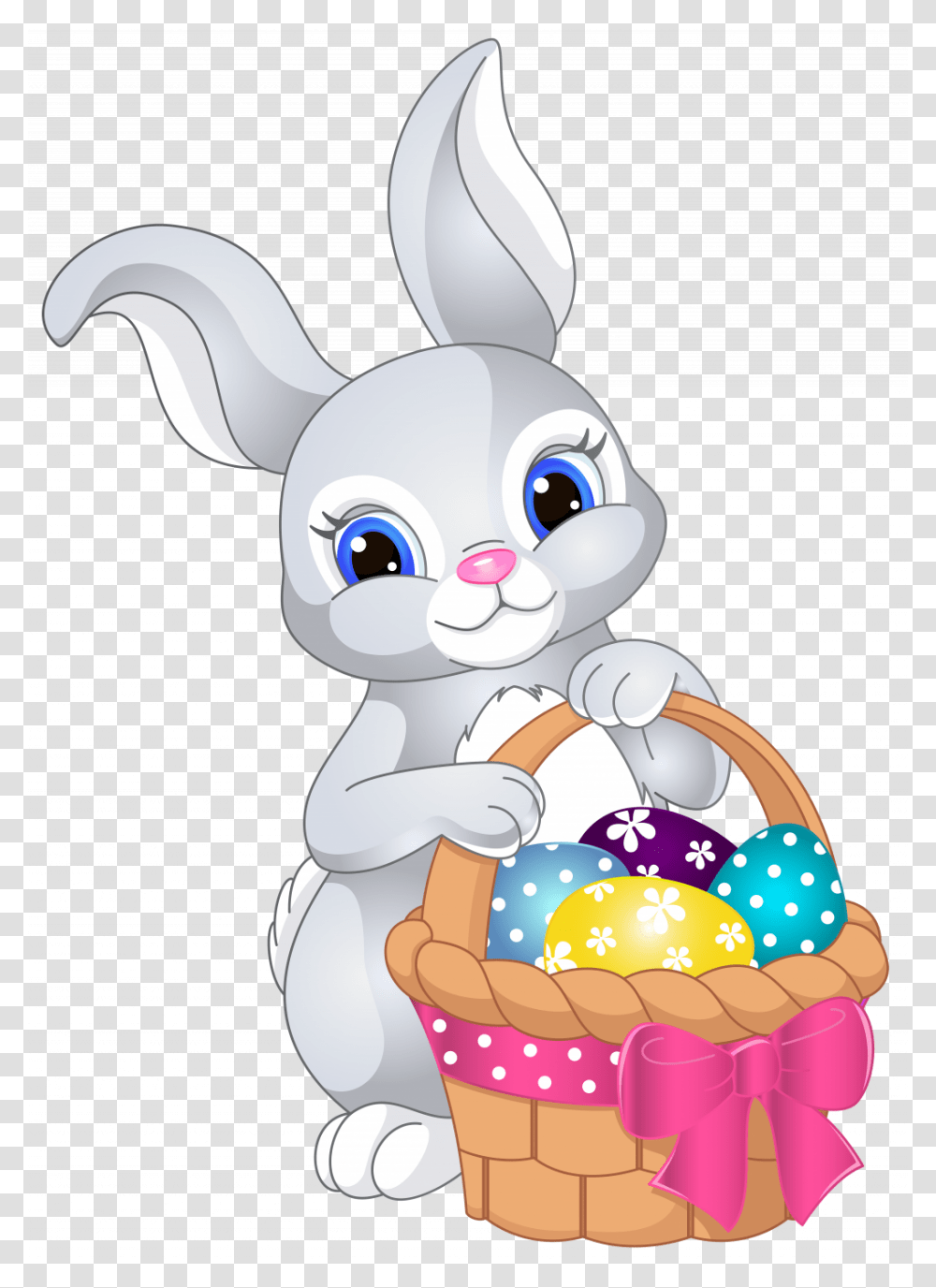 Easter Chick Cute Cartoon Easter Bunny, Toy, Food, Egg, Easter Egg Transparent Png