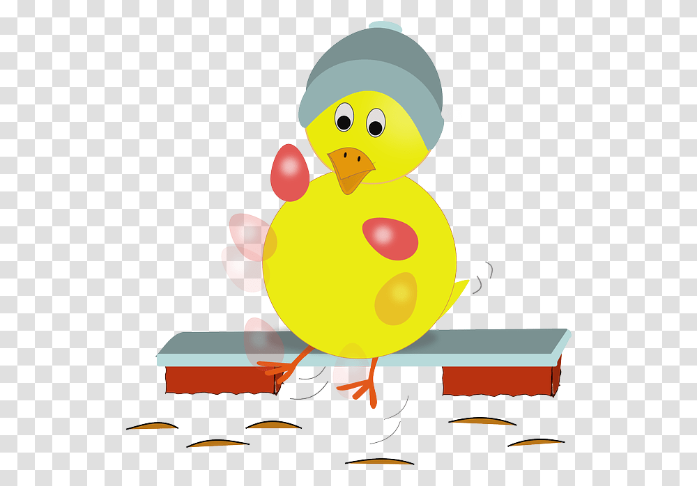 Easter Chick Kicking Eggs Svg Clip Arts Pskekylling, Bird, Animal, Angry Birds Transparent Png