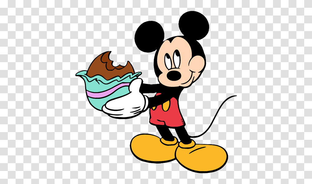 Easter Clip Art Mickey Mouse, Eating, Food, Meal, Cutlery Transparent Png