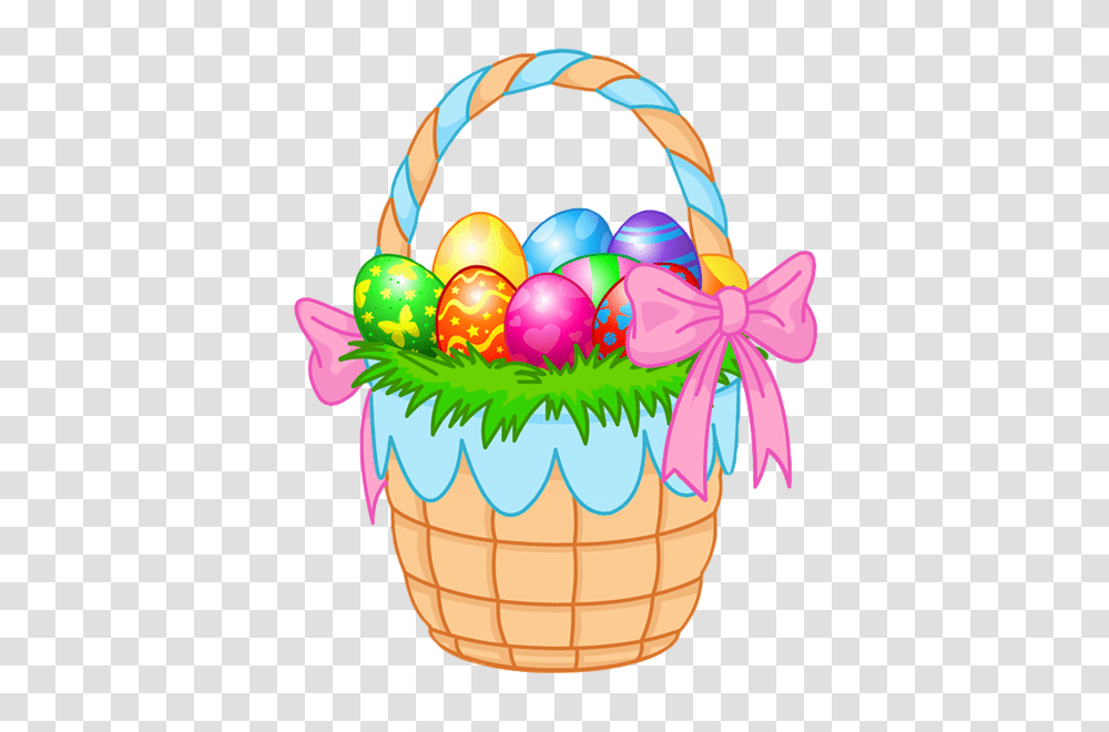 Easter Clipart Background Easter Bunny Eggs, Easter Egg, Food, Balloon, Basket Transparent Png