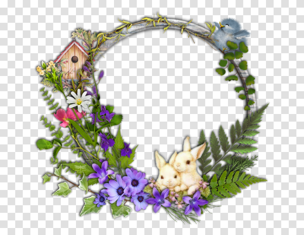 Easter Clipart Border Pasqua, Wreath, Plant, Flower, Blossom Transparent Png