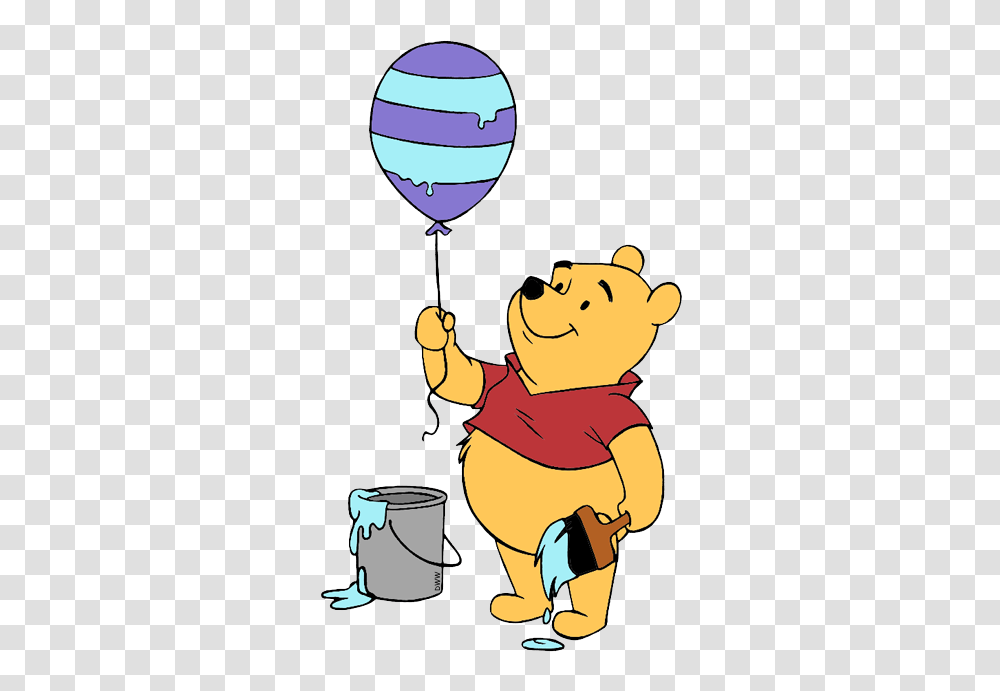 Easter Clipart Winnie The Pooh, Balloon, Coffee Cup Transparent Png