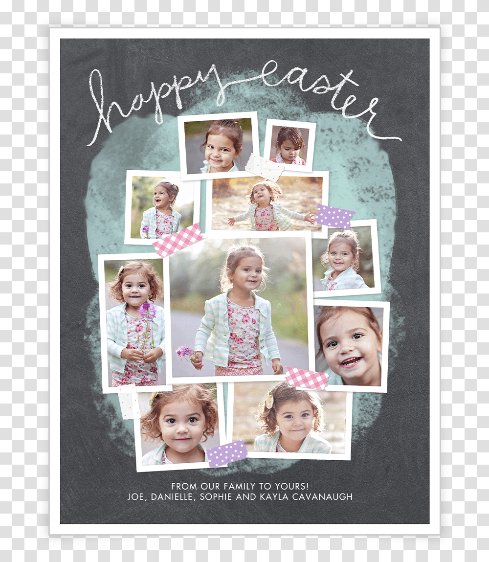 Easter Collage Printable Picture Frame, Poster, Advertisement, Person, Human Transparent Png