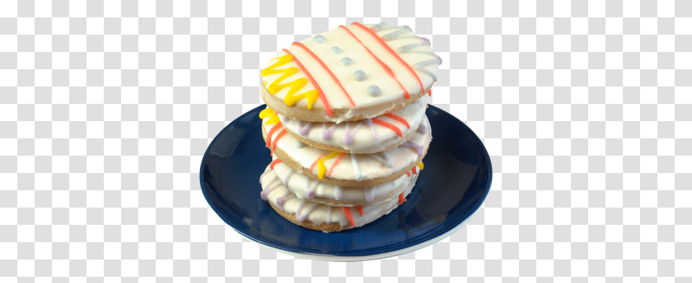 Easter Cookies Stack Cake, Burger, Food, Sweets, Bread Transparent Png