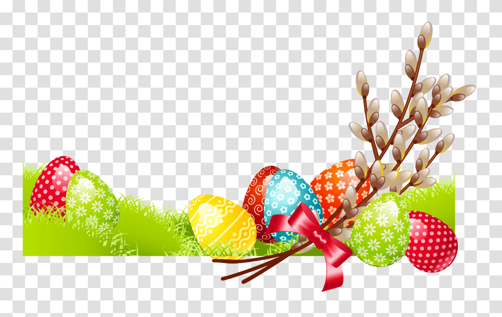 Easter Deco With Eggs Clipart, Food, Easter Egg, Birthday Cake, Dessert Transparent Png