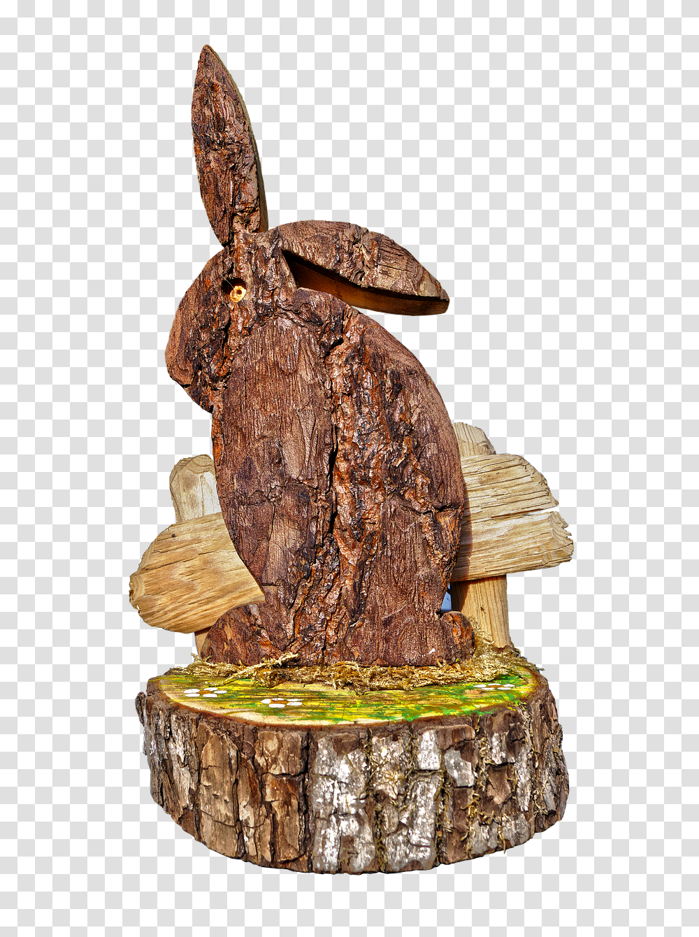 Easter Decoration Holiday, Wood, Fungus Transparent Png