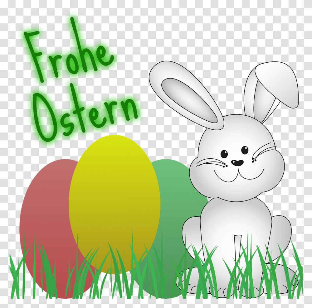 Easter Easter Eggs Easter Bunny Egg Colored Easter White Rabbit Cut Out, Hare, Rodent, Mammal, Animal Transparent Png