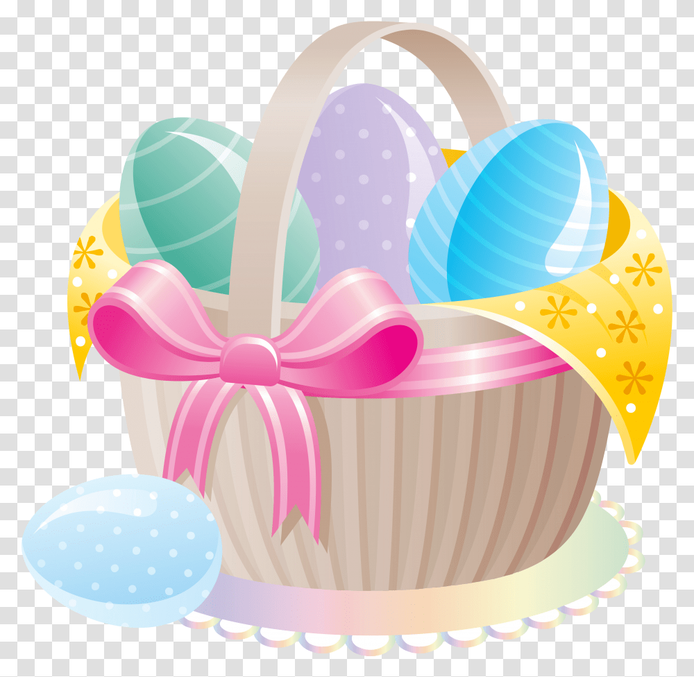 Easter Egg Basket Clipart, Food, Balloon, Cake, Dessert Transparent Png
