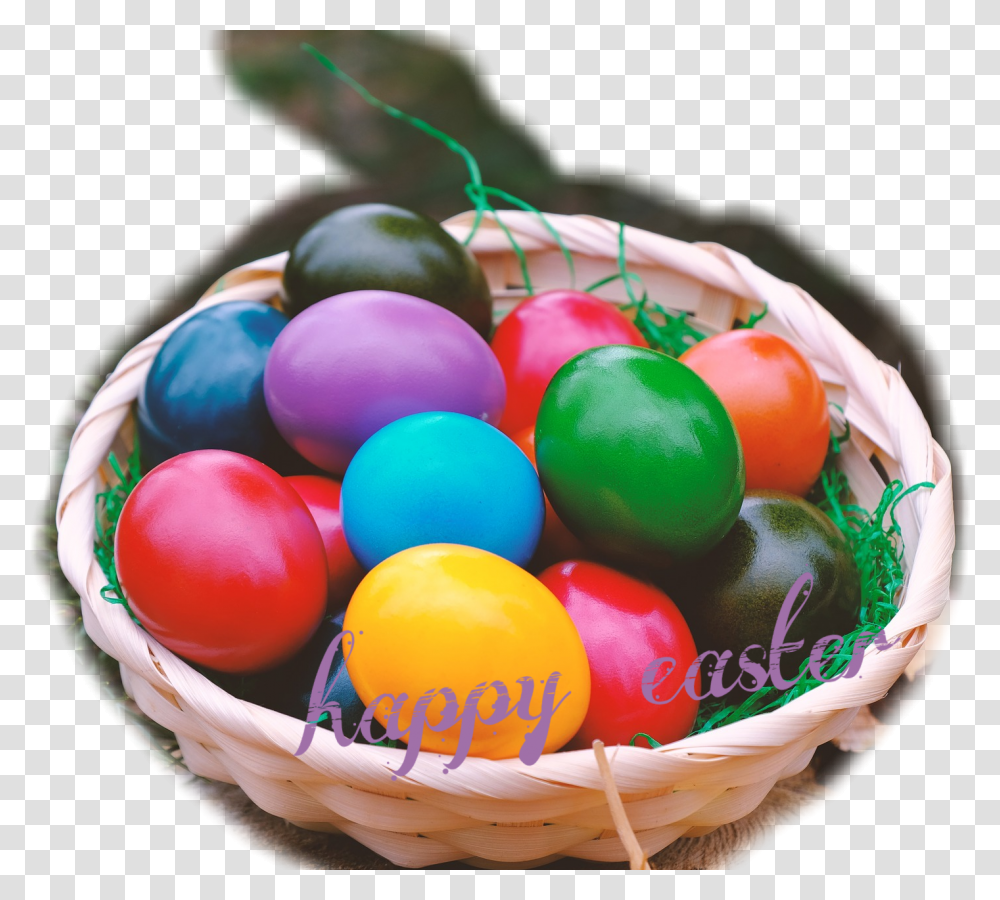 Easter Egg Basket Happyeaster Happy Nice Easter, Food, Sweets, Confectionery, Sphere Transparent Png