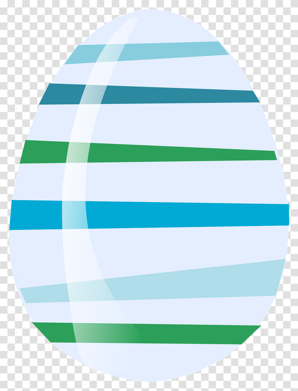 Easter Egg Blue Green Striped Stripes Circle, Food, Balloon, Rug, Word Transparent Png