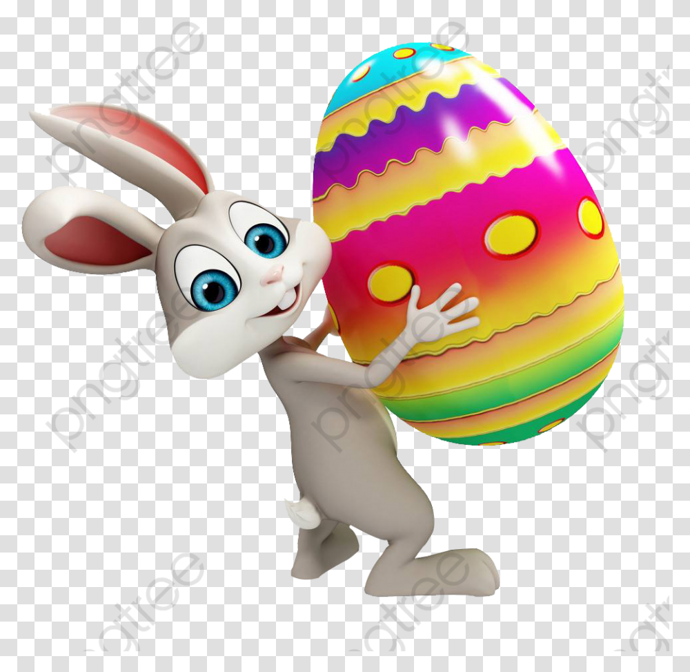 Easter Egg Clipart Bunny Easter Bunny, Toy, Food Transparent Png