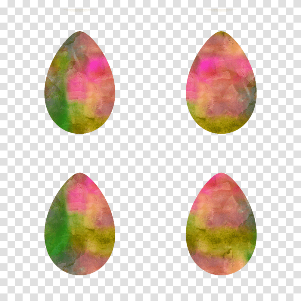 Easter Egg Colorful Watercolor Opal, Ornament, Gemstone, Jewelry, Accessories Transparent Png